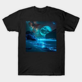 A Beachside Blue Moon T-Shirt